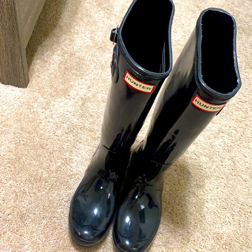 Hunter Rain boots Black size 9